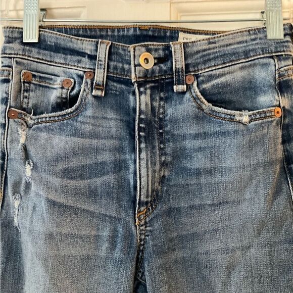 Rag & Bone Revolve Nina High Rise Ankle Skinny
Jeans in Horizon - Picture 9 of 16